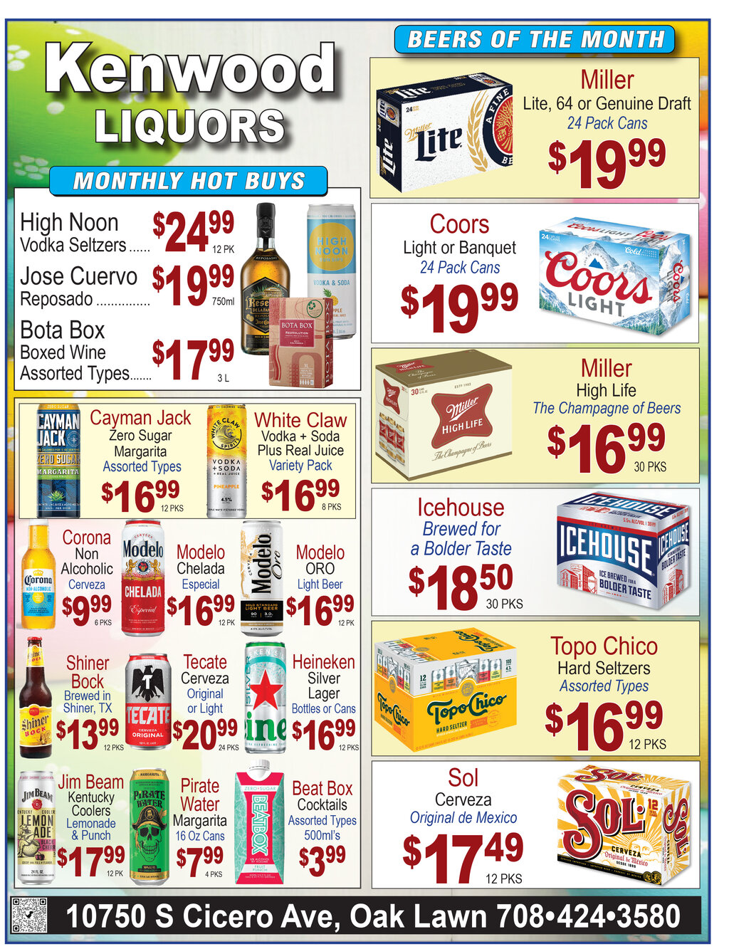 Kenwood Liquors Monthly Ad Beverage Marts Corporate Office