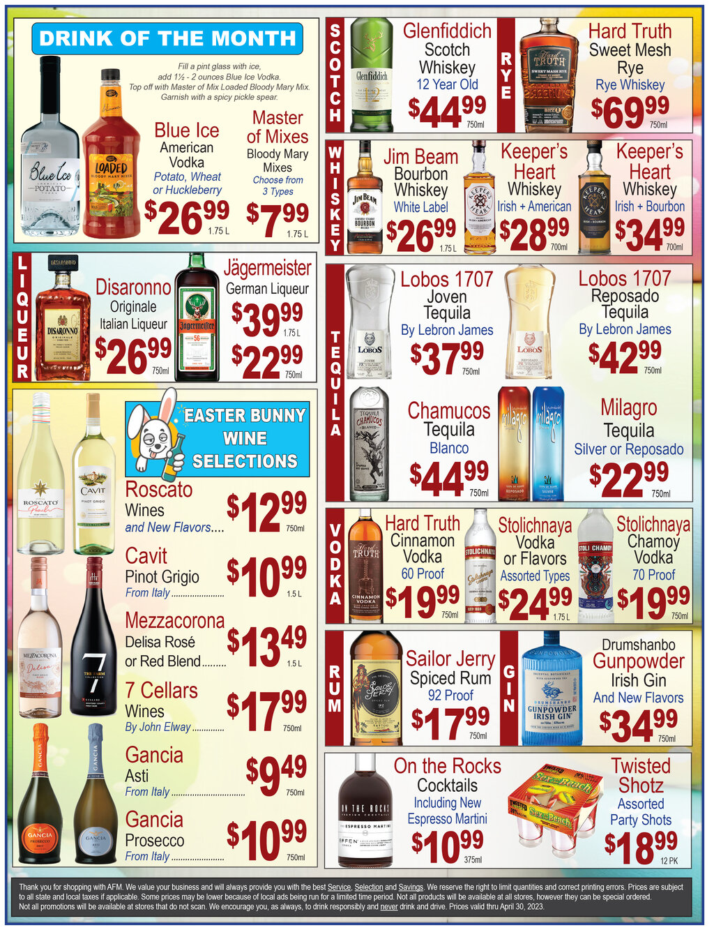 Kenwood Liquors Monthly Ad Beverage Marts Corporate Office