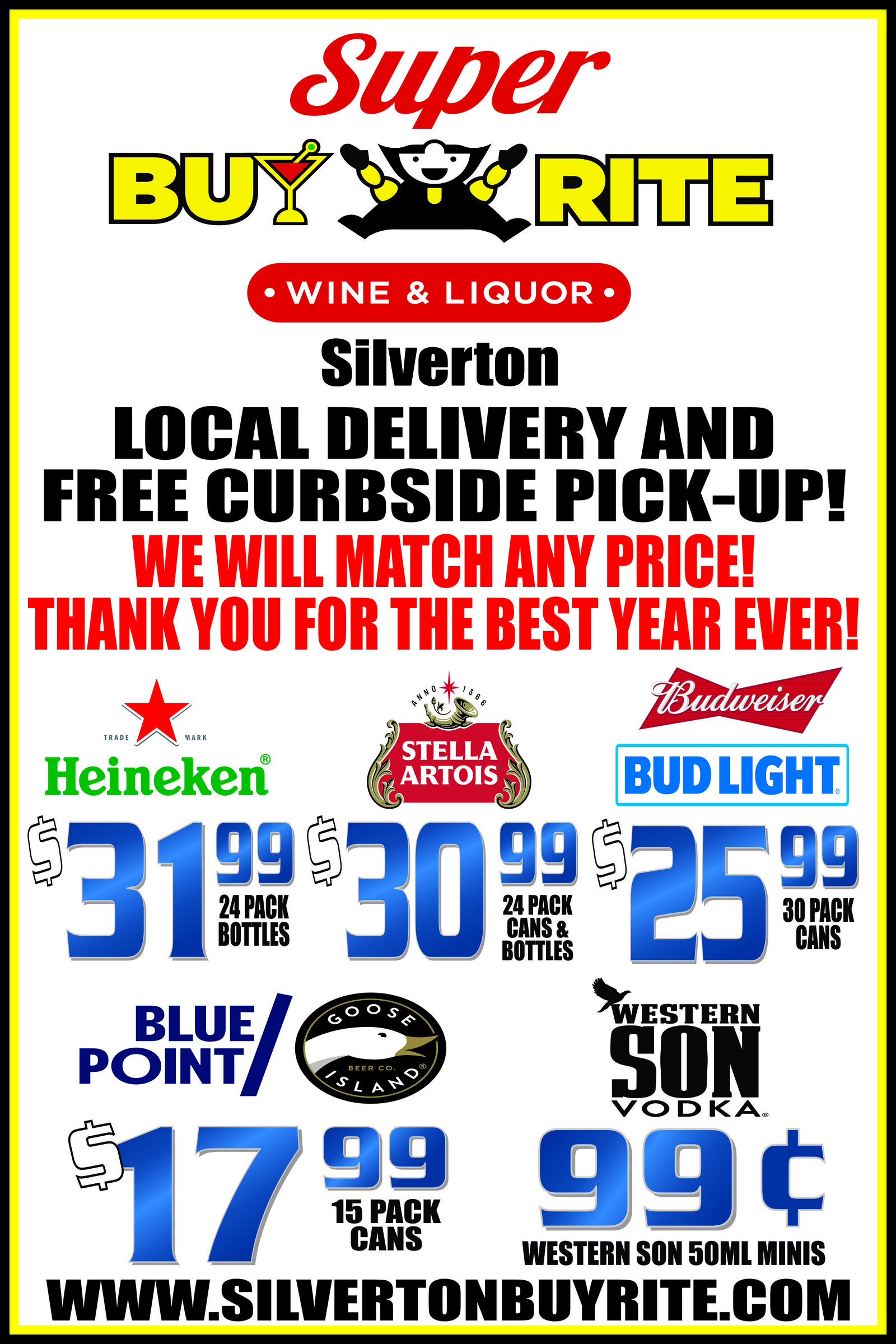 Monthly Specials Silverton We ship the best selection & price of Wine, Spirits & Craft Beer