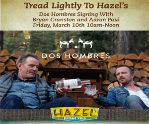 Dos Hombres Bottle Signing with Bryan Cranston and Aaron Paul - Hazel's