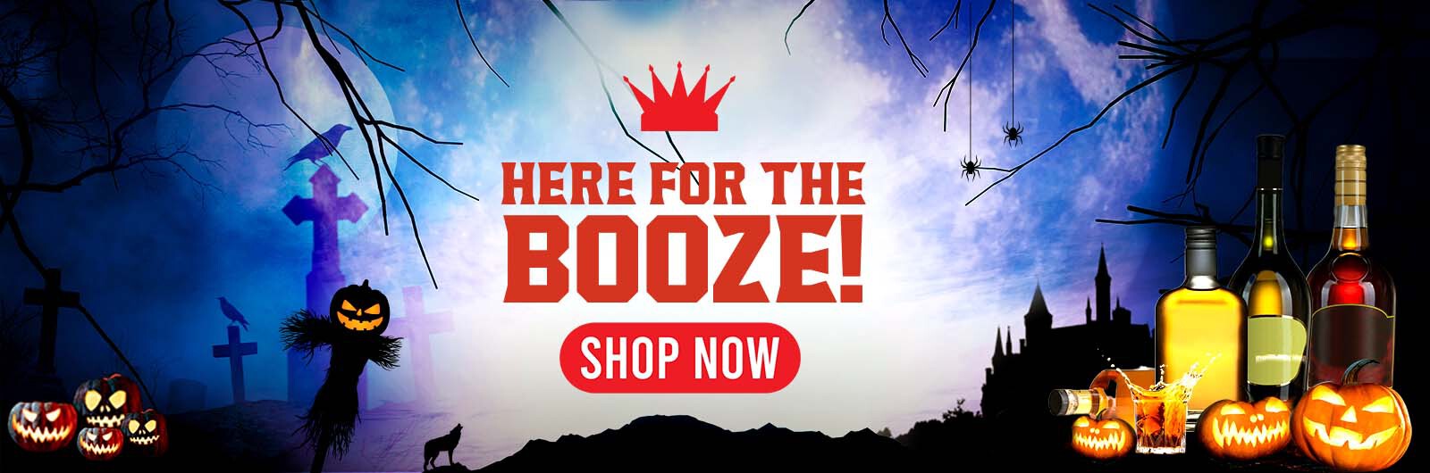 Halloween Crown Liquors