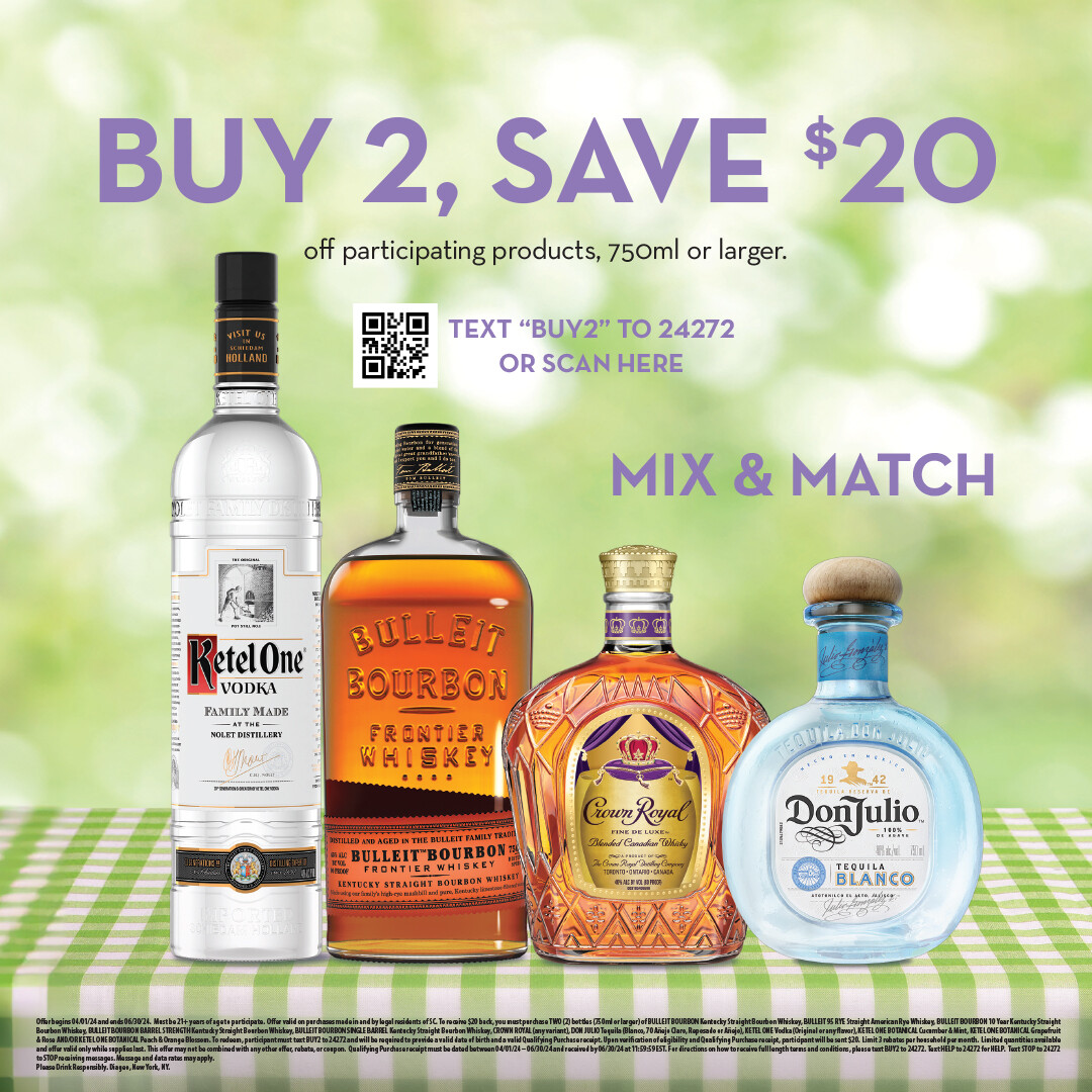 Buy 2, Save 20 Mix and Match Promotion O'Darby's Liquor Barn Beer