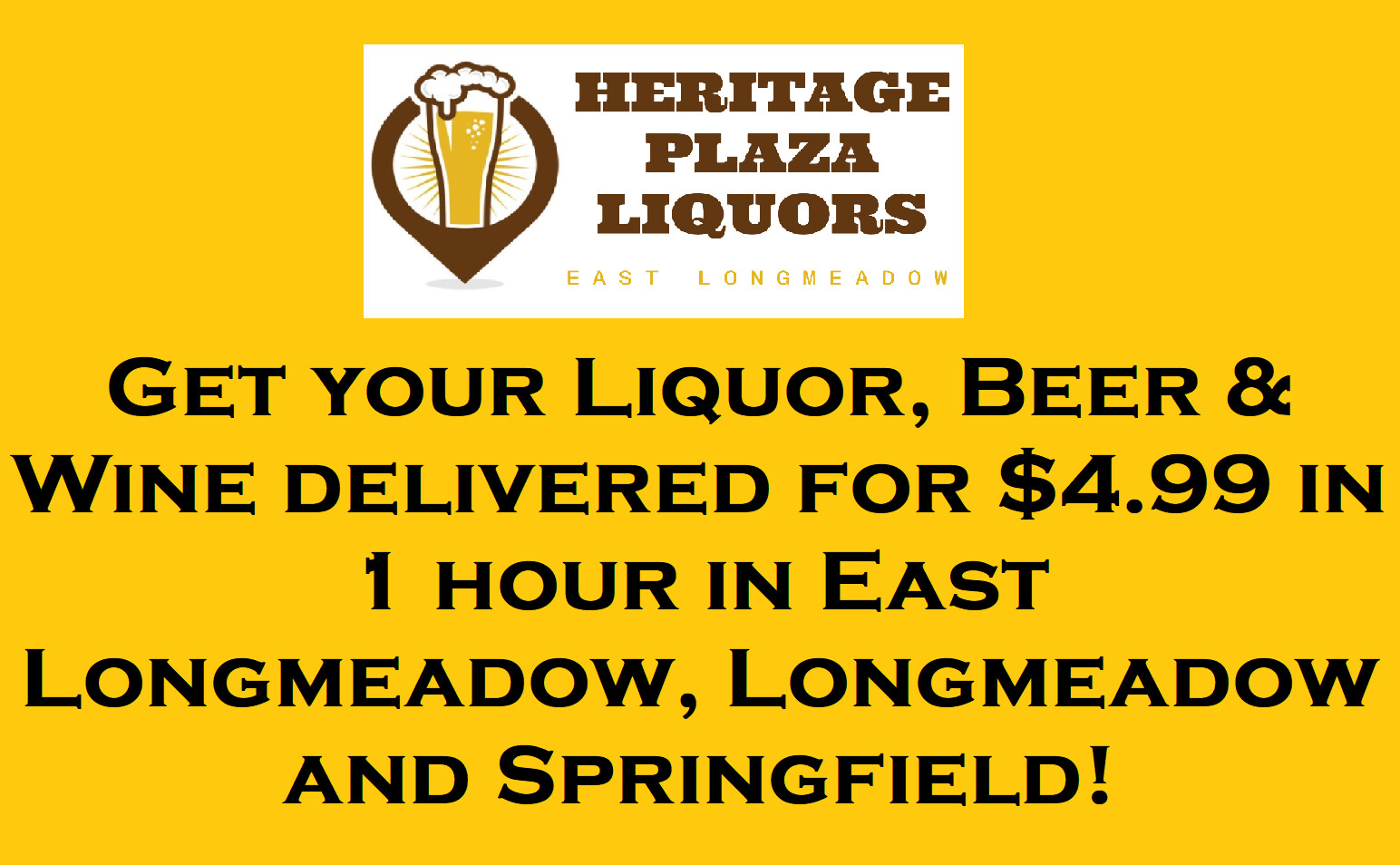 Alcohol delivery Heritage Plaza Liquors Liquor store in East