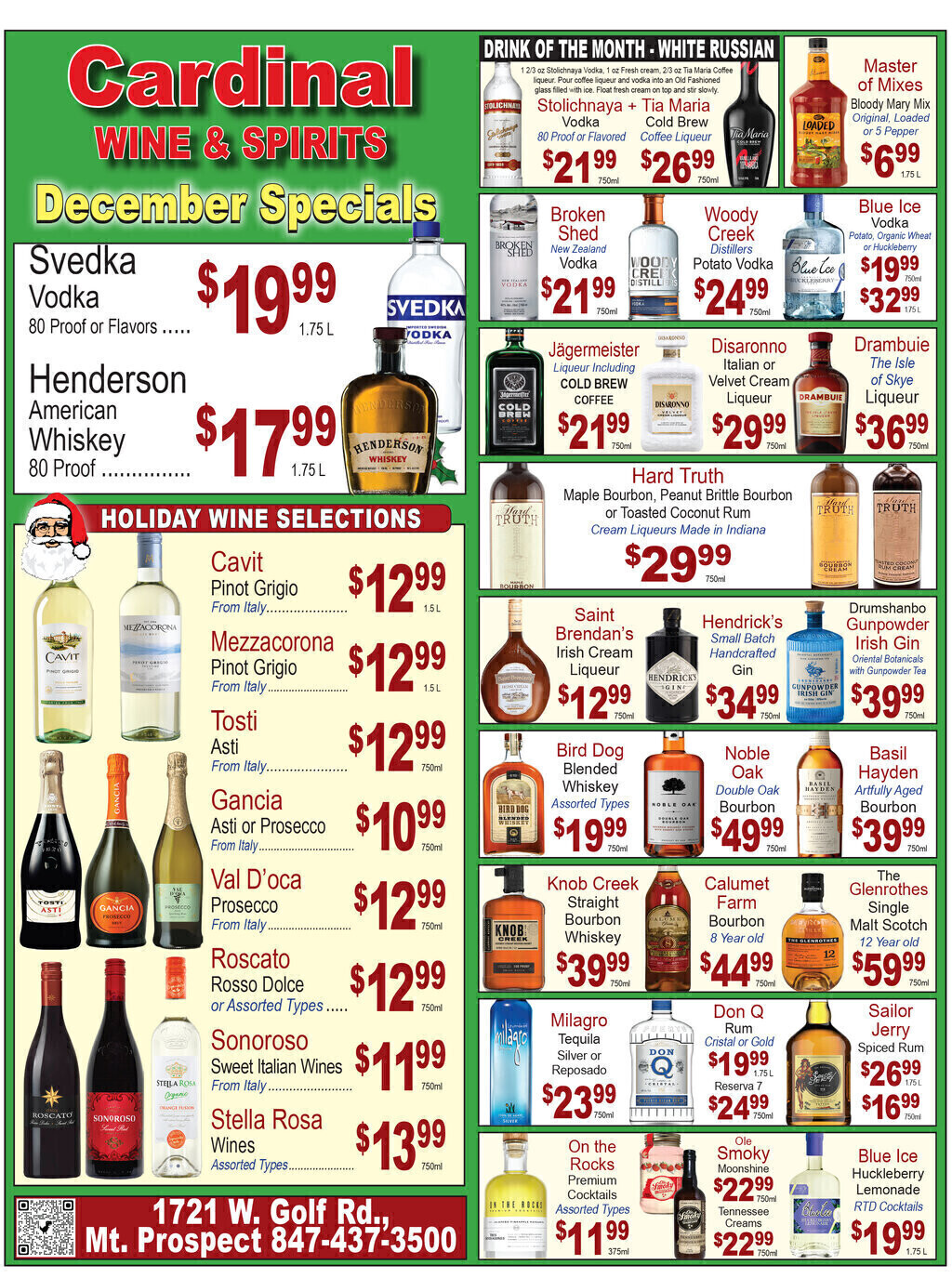 Cardinal Mount Prospect Shopping Guide Cardinal Wine and Spirits