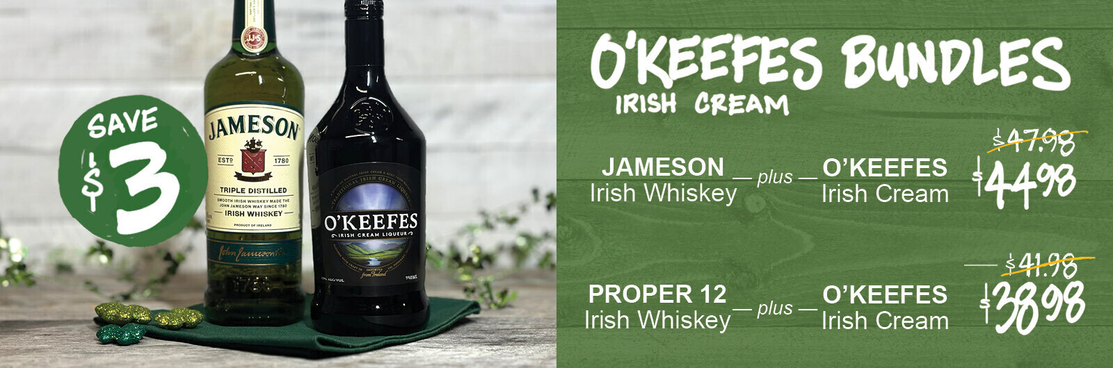 St Pats Bundle Clifton Stew Leonard's Wines and Spirits