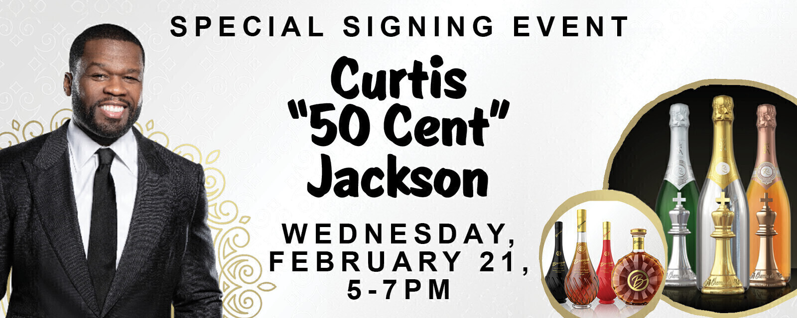 50 Cent Paramus Signing Stew Leonard's Wines and Spirits