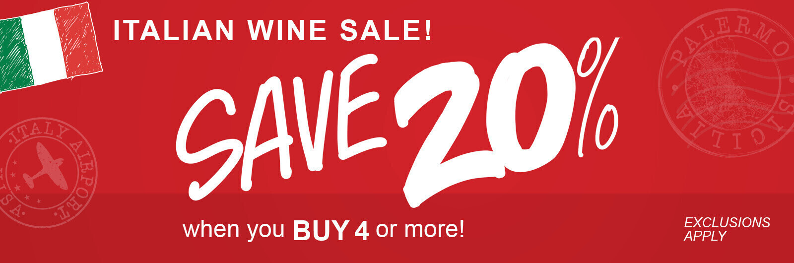 Buy 4 Save 20 Italy HG Stew Leonard's Wines & Spirits of Farmingdale