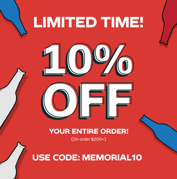 Memorial Day Sale Wine, Beer & Liquor Store Coasters Liquors