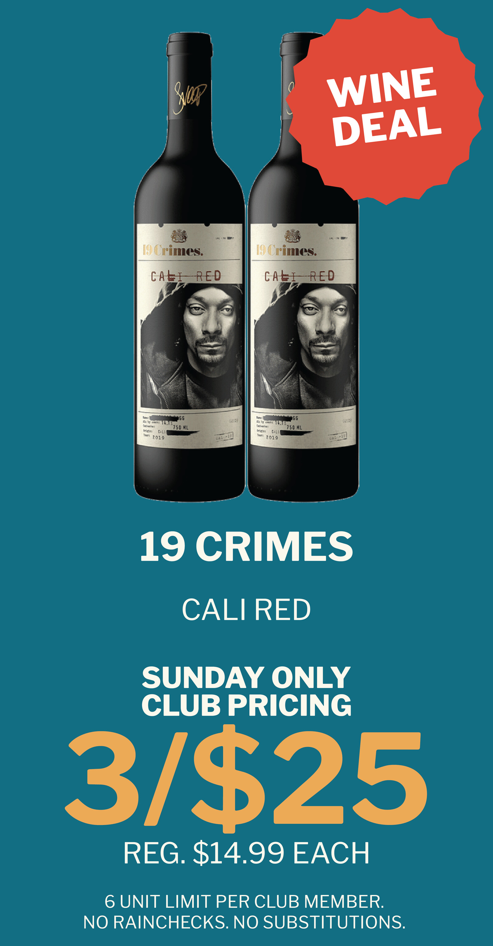 Sunday Specials Top Ten Liquors, Minneapolis MN