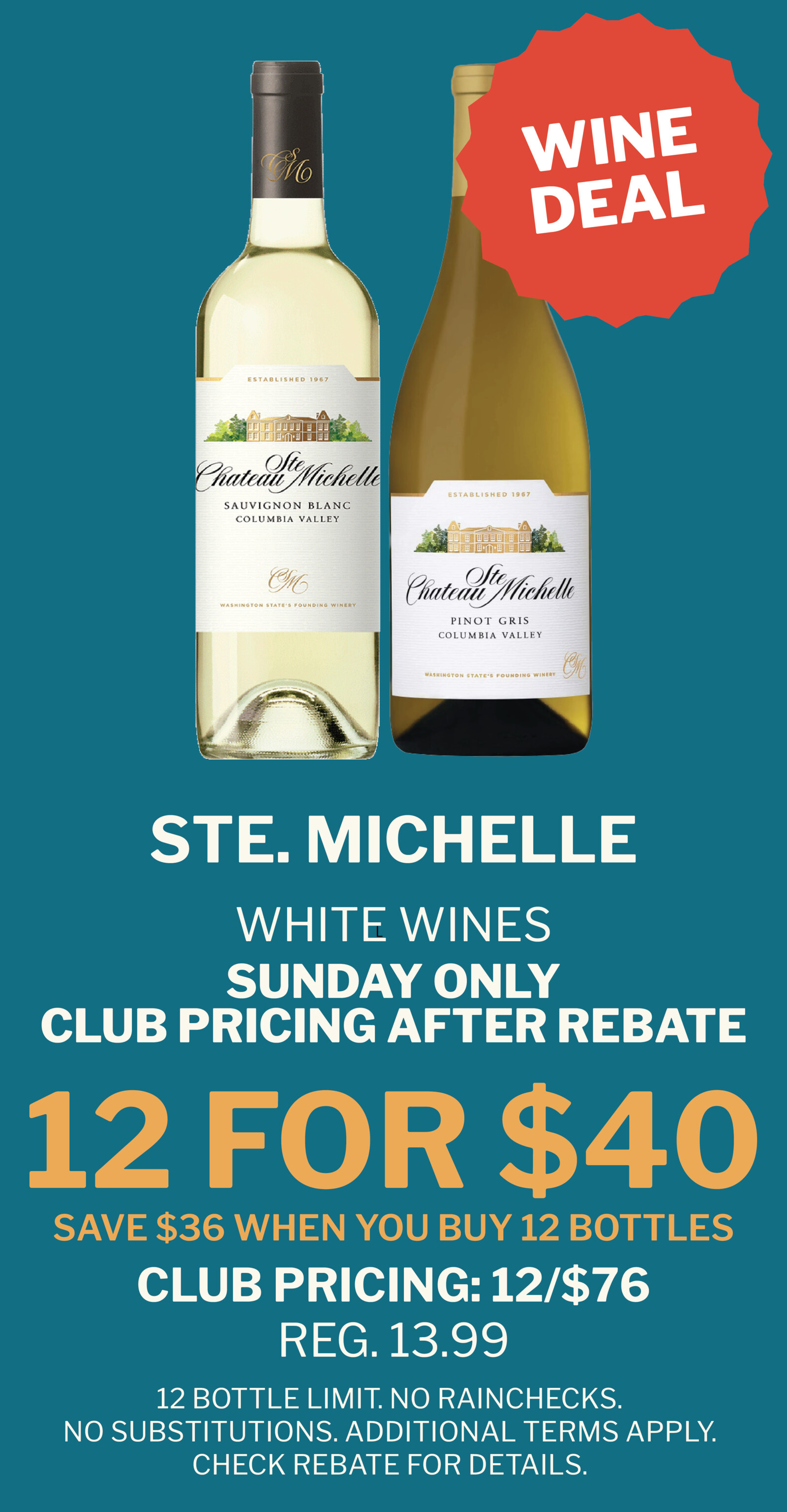 Sunday Specials Top Ten Liquors, Minneapolis MN