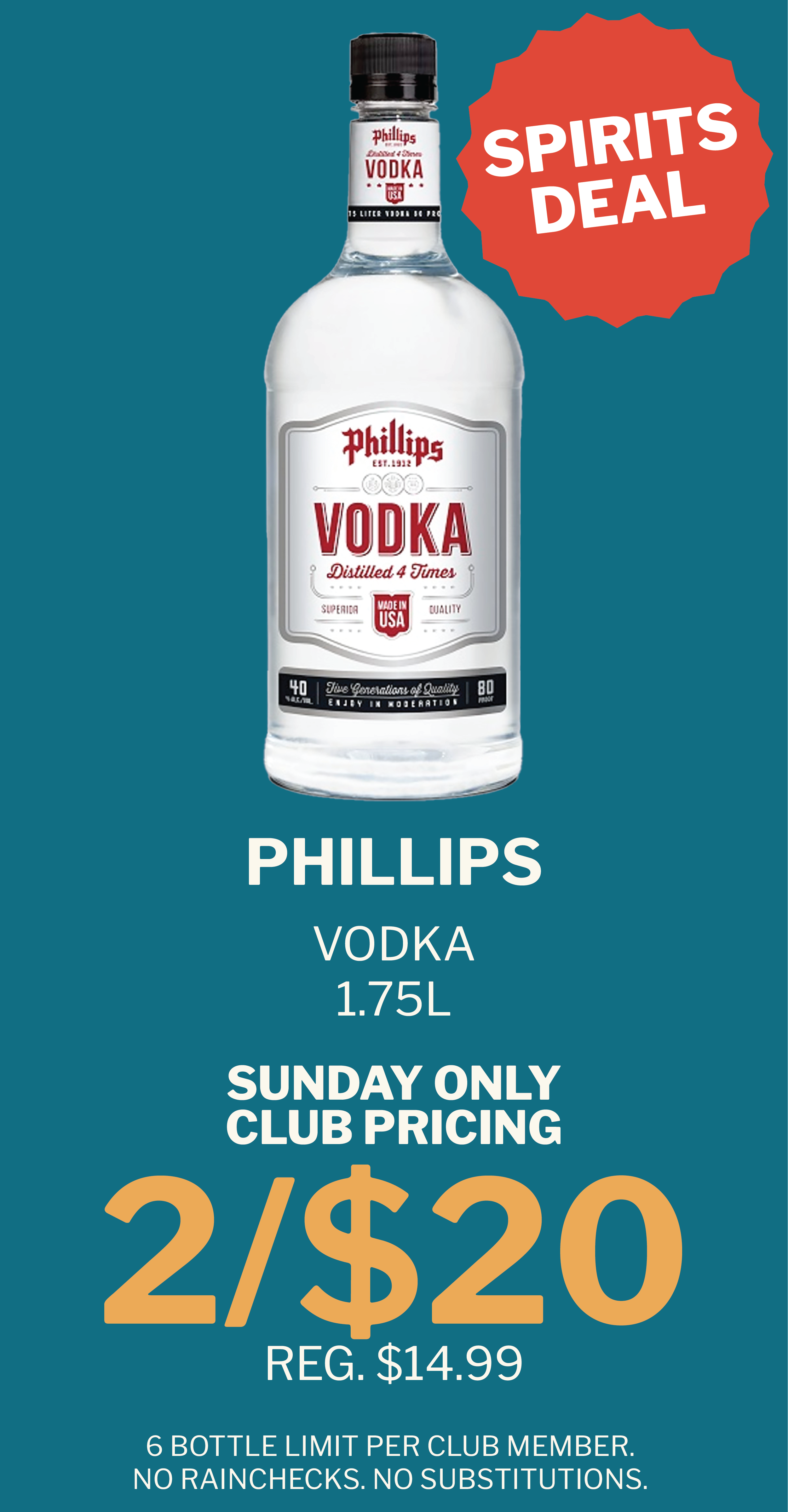 Sunday Specials Top Ten Liquors, Minneapolis MN