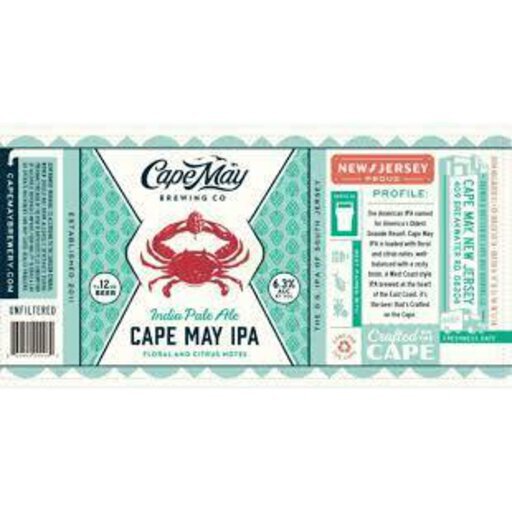 Cape May Brewing India Pale Ale 12pk 12oz