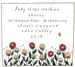 Lady of the Sunshine 'Chevey' Sauvignon Blanc-Chardonnay, Oliver's Vineyard, Edna Valley 2021