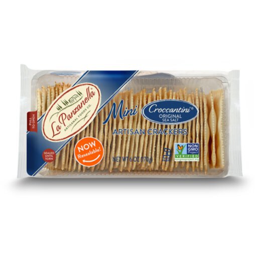236293 6 oz Croccantini Mini Rosemary Artisan Crackers