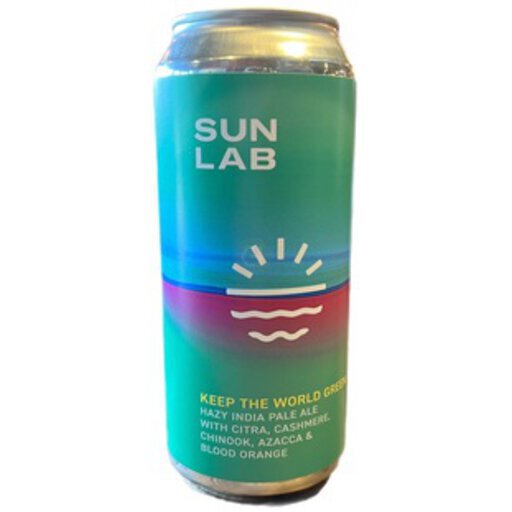 Sun Lab Keep The World Green Hazy Ipa 16oz Cans Single 16OZ Craft