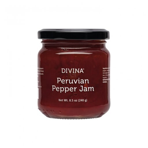 Divina 385895 8.5 oz Peruvian Pepper Jam - Pack of 12