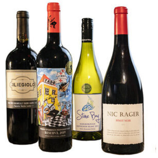 Tour of the World 4btl Gift Basket Stew Leonard's Wines and Spirits