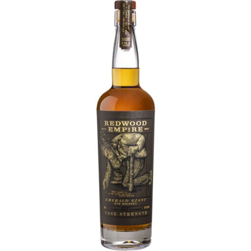 Redwood Empire Peach Emerald Giant Rye Whiskey Cask Strength (70cl)