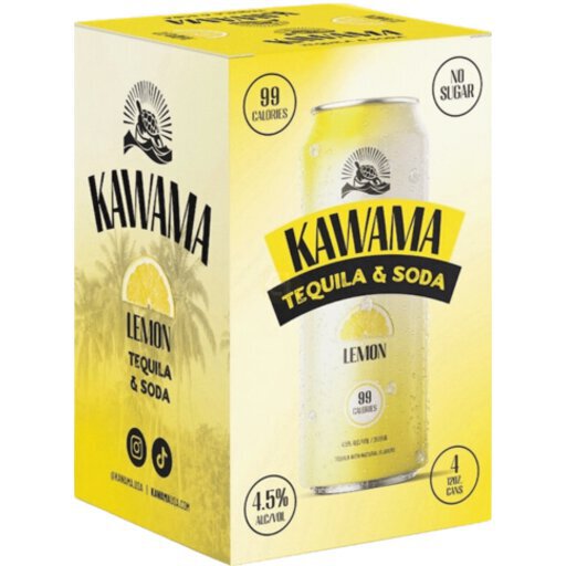 Kawama Tequila Light & Soda Lemon 12Oz