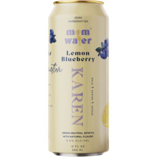 Mom Water Karen Lemon Blueberry 4pk Can Liquor Barn