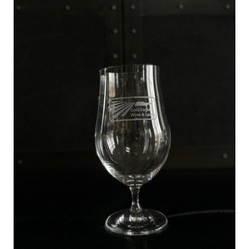Gold Eagle Tulip Beer Glass Gold Eagle Wine and Spirits, Libertyville