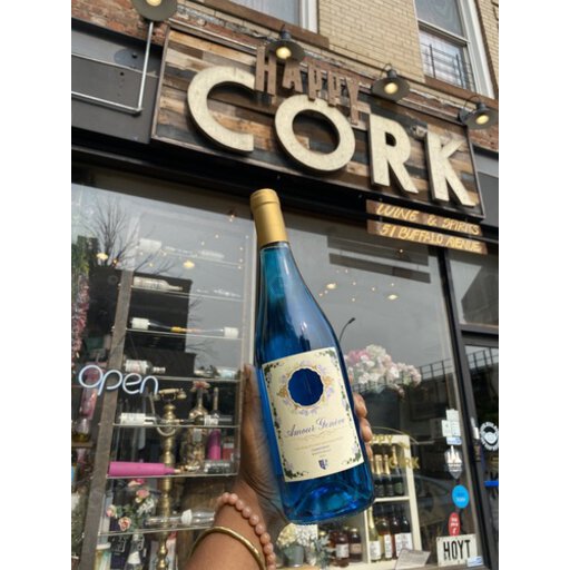 Amour Geneve Naturally Organic Blue Wine CHARDONNAY Happy Cork