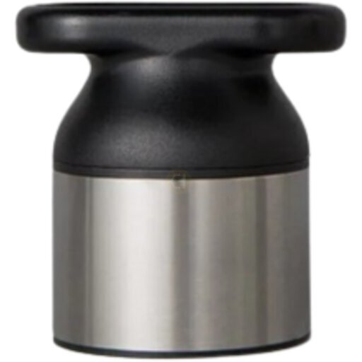 6026517 Plastic & Silicone Champagne Sealer, Black
