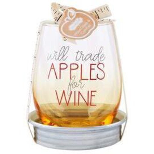 Apple Wine Coaster Set