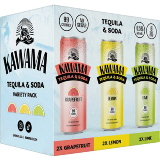 Kawama Tequila Soda Variety 12Oz