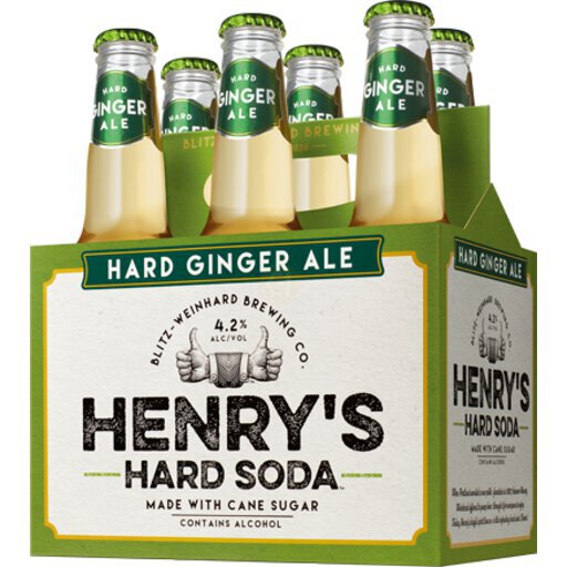 Henry's Hard Soda Hard Ginger Ale 6pk Nr Ernie's Liquors Palo Alto CA