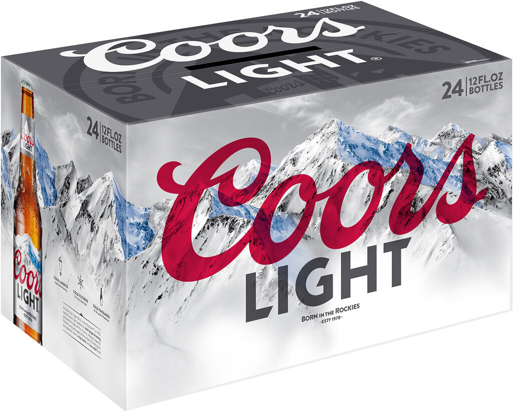 Coors Light 24 pack bottles