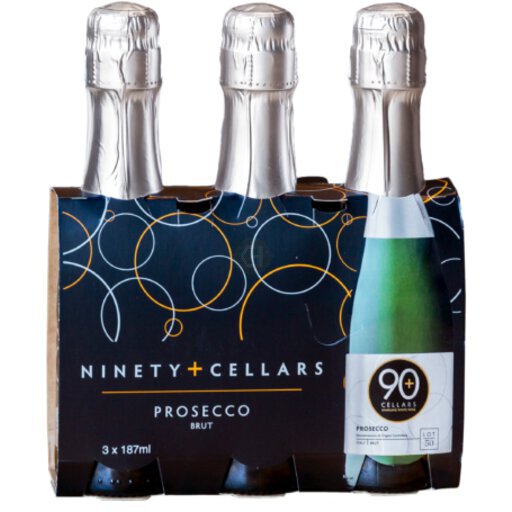NINETY CELLARS PROSECCO 187 3PK 187ML - Wines and More, Milford, CT ...
