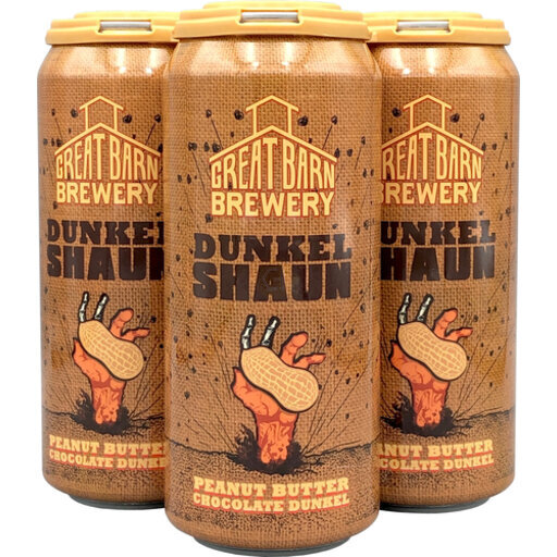 Great Barn Dunkel Shaun Peanut Butter 16oz Cans 16OZ Liquor Barn NJ