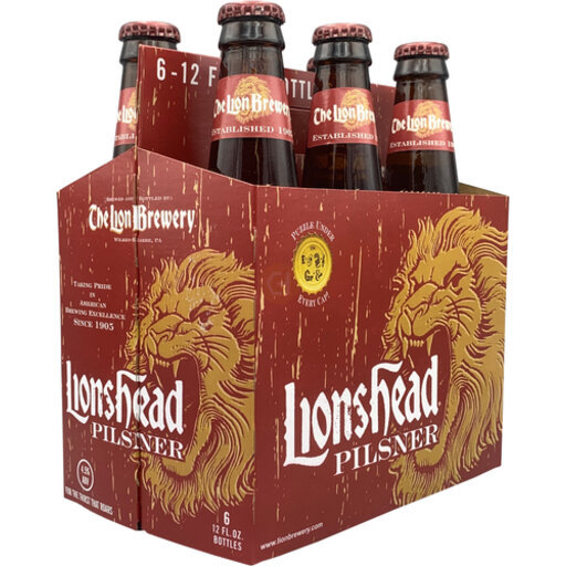 Lionshead Pilsner 12oz Bottles 12OZ Cadden Brothers Beer Distributor