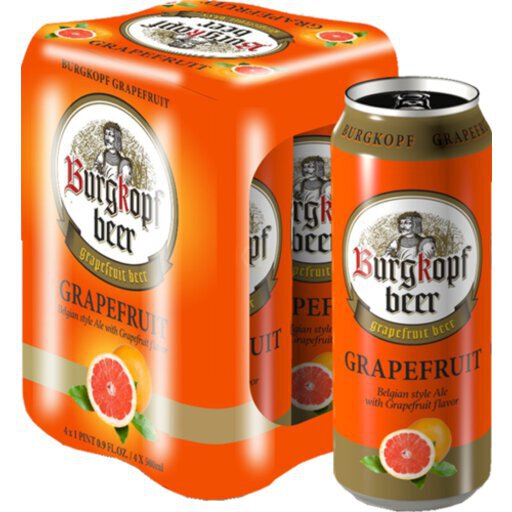 Burgkopf Grapefruit Beer 16OZ Topshelf Wine & Spirits Las Vegas