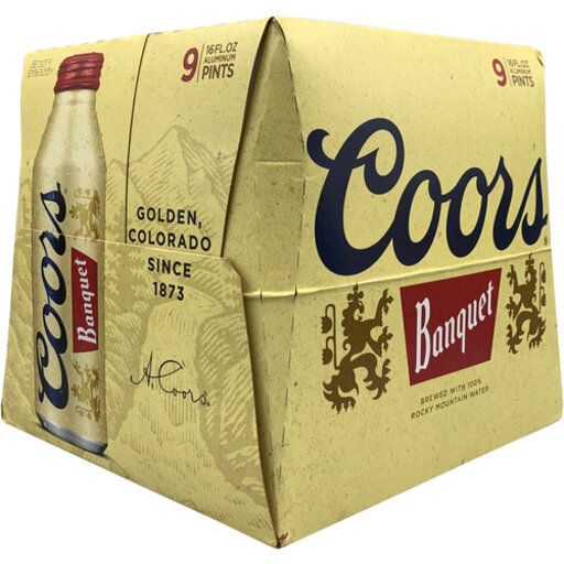 COORS BANQUET 16OZ ALUM 9PK The best selection and prices for Wine