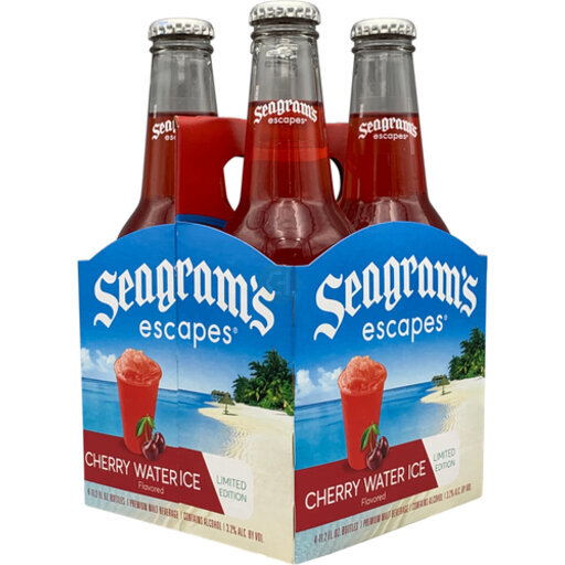 Seagrams Cherry Water Ice 11 2oz Bottles