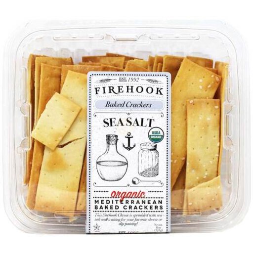 Firehook Sea Salt Mediterranean Crackers 8OZ Gary's Wine & Marketplace