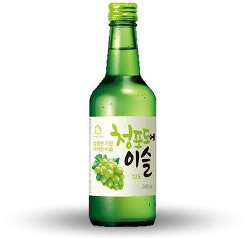 Jinro Rice Spirit Grape Green Soju 375ML - Liquor Barn