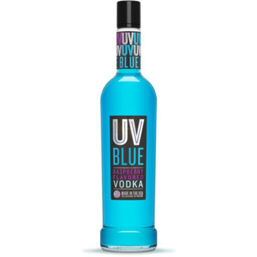 UV Blue Raspberry Vodka 1.75L GOLDEN OX LIQUOR