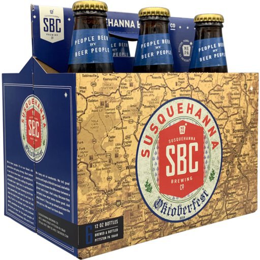 Susquehanna Oktoberfest 12oz Bottles 12OZ Cadden Brothers Beer