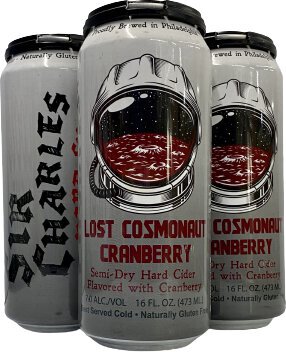 Sir Charles Lost Cosmonaut Cranberry Cider 16OZ Cans