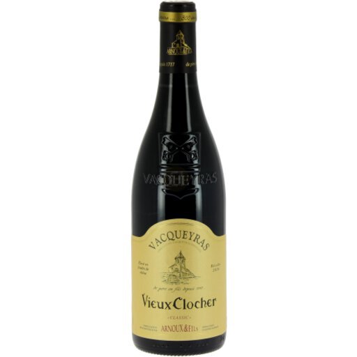 Arnoux & Fils Vieux Clocher Vacqueyras France Red Wine Ball Square