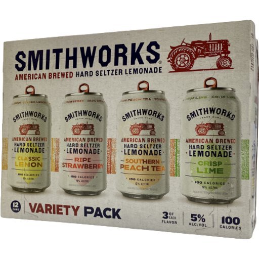 Smithworks Hard Seltzer Lemonade Variety 12oz Cans 12OZ Total Beverage