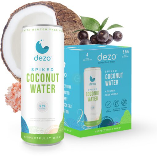 Dezo Spiked Fruit Water Coconut With Acai Granby Liquor Store