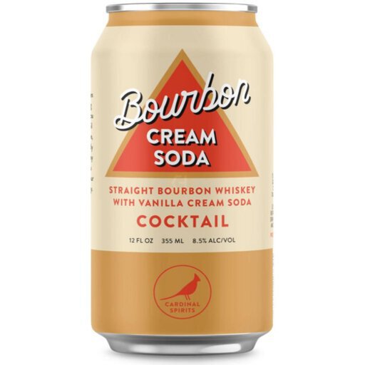 Cardinal Spirits Ready to Drink Bourbon Cream Soda Cocktail 12OZ