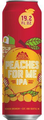 Red Hook Peaches For Me IPA Loaded With Peaches & Mango