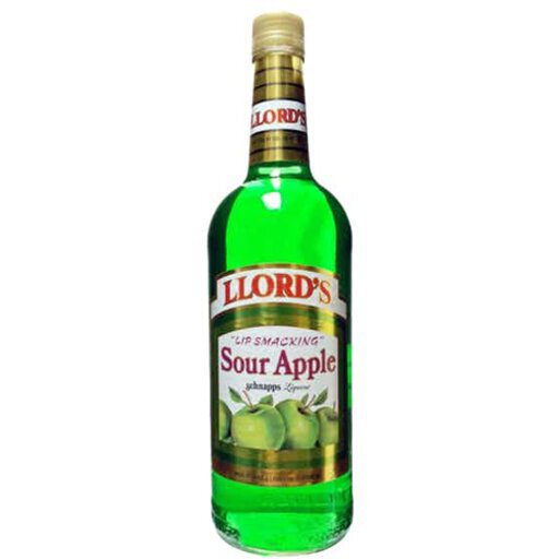 Llord's Lip Smacking Sour Apple Schnapps Liqueur 1L Empire Merchants