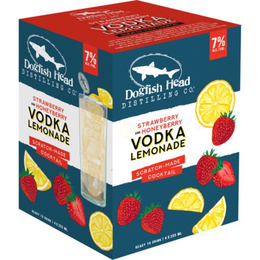 Dogfish Head ScratchMade Cocktails Strawberry Honeyberry Vodka