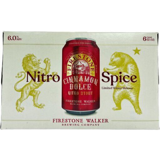 Firestone Walker Cinnamon Dolce Nitro Milk Stout 12oz Cans 12OZ The Beer & Beverage Shoppe